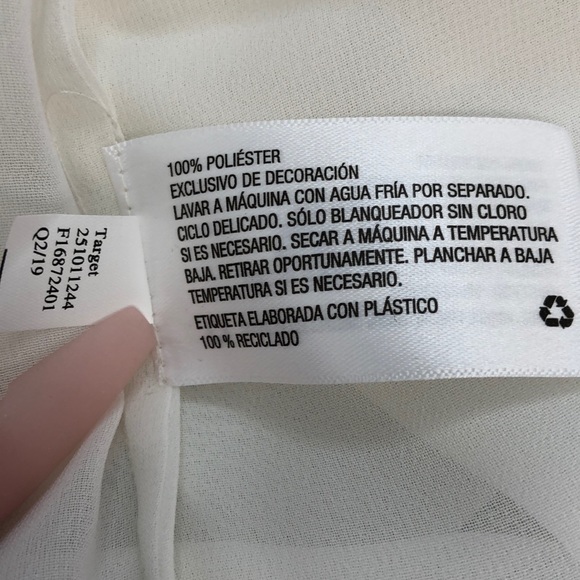 Jason Wu Target White Long Sleeve Collar Blouse - Picture 9 of 9